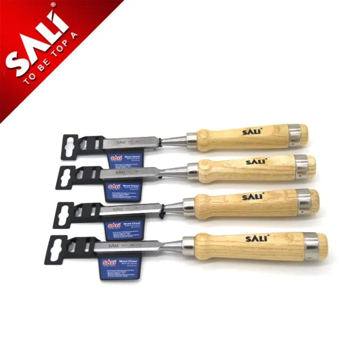 Bles in acciaio trattato termicamente a scalpello di legno